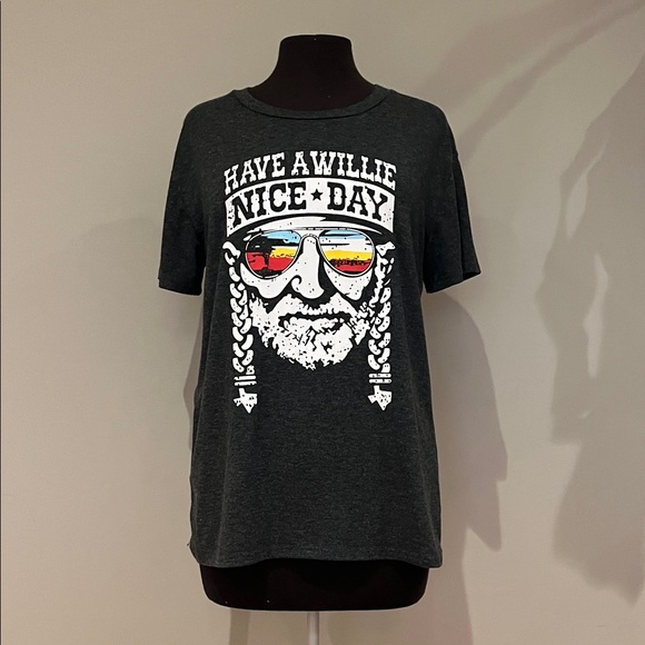 Willie Nelson Have a Willie Nice Day tee - Picture 1 of 5